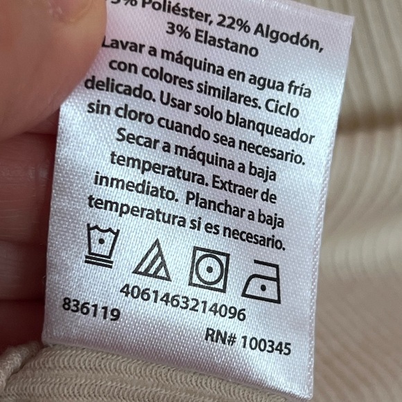 Serra Women Sweater XL Turtle Neck Cream Soft Ribbed Knit Texture Lightweight - Picture 12 of 12